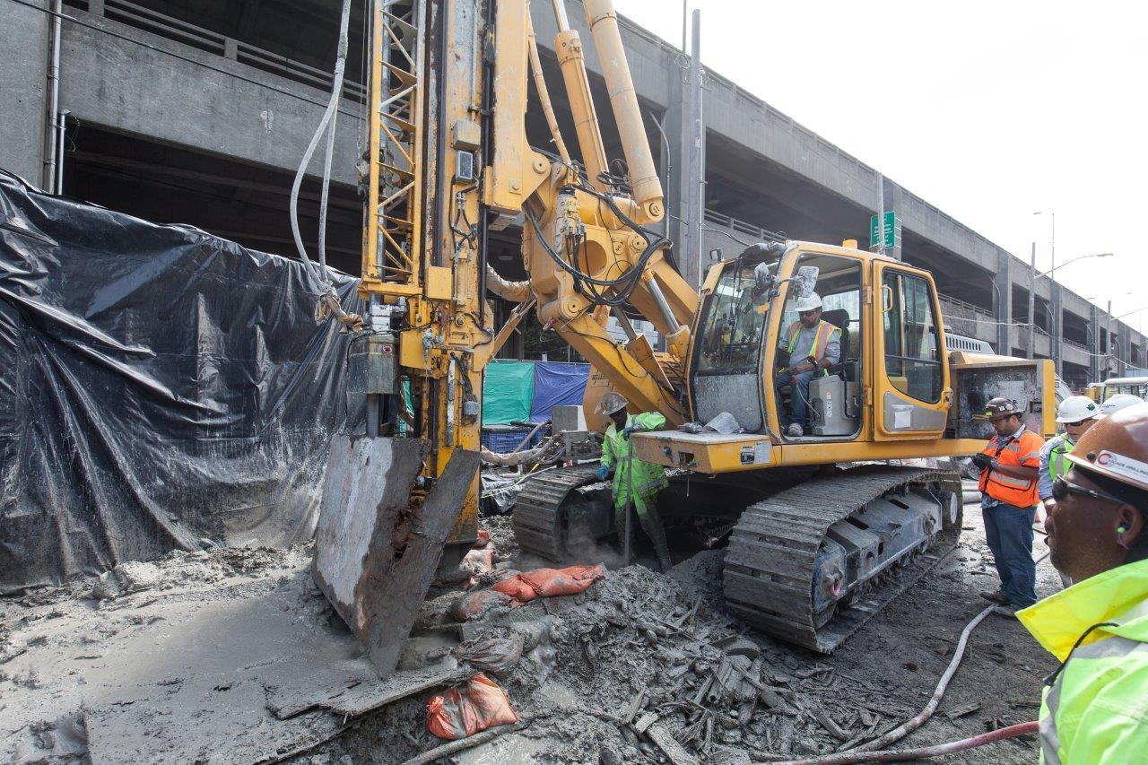 Elliott Bay Seawall jet grouting