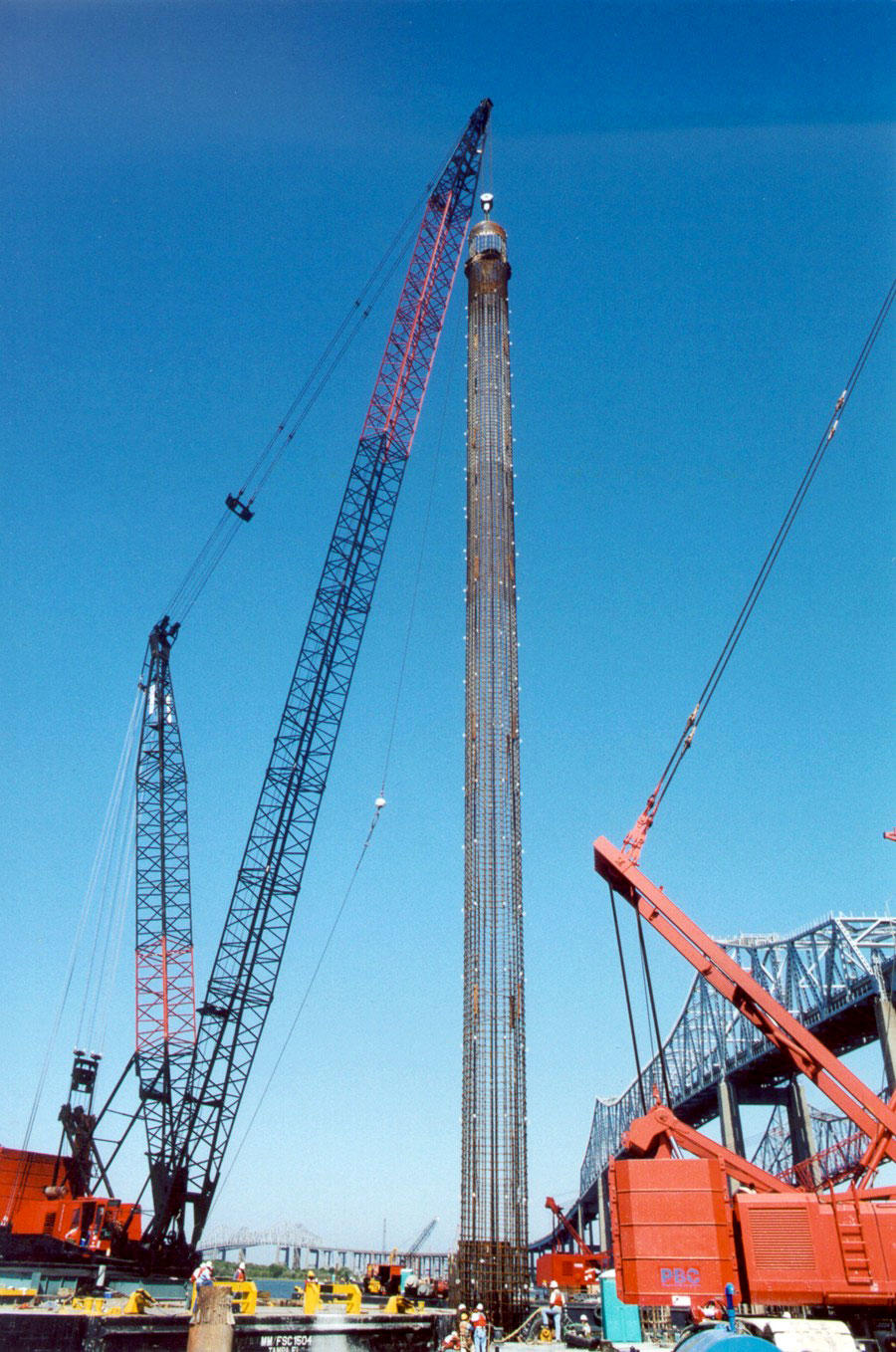 Cooper River Bridge drilled shaft casing