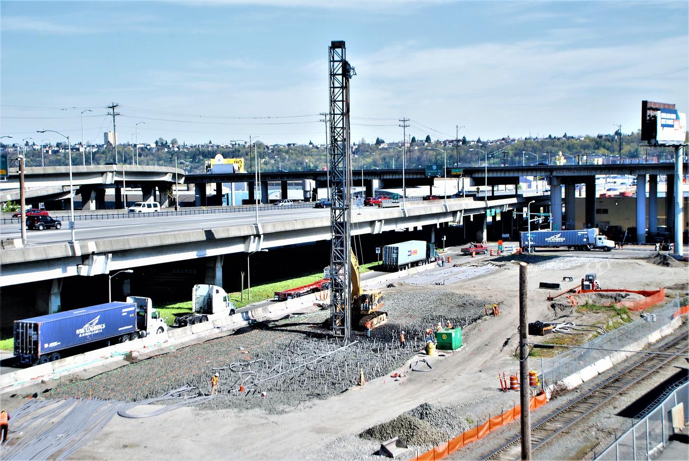 East Marginal Way South earthquake drains