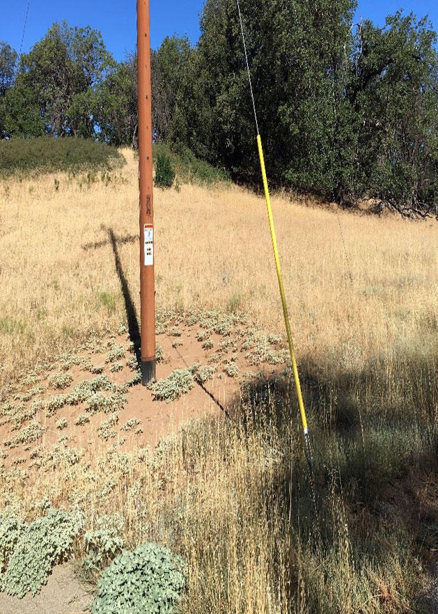 Volcan Mountain Transmission Poles