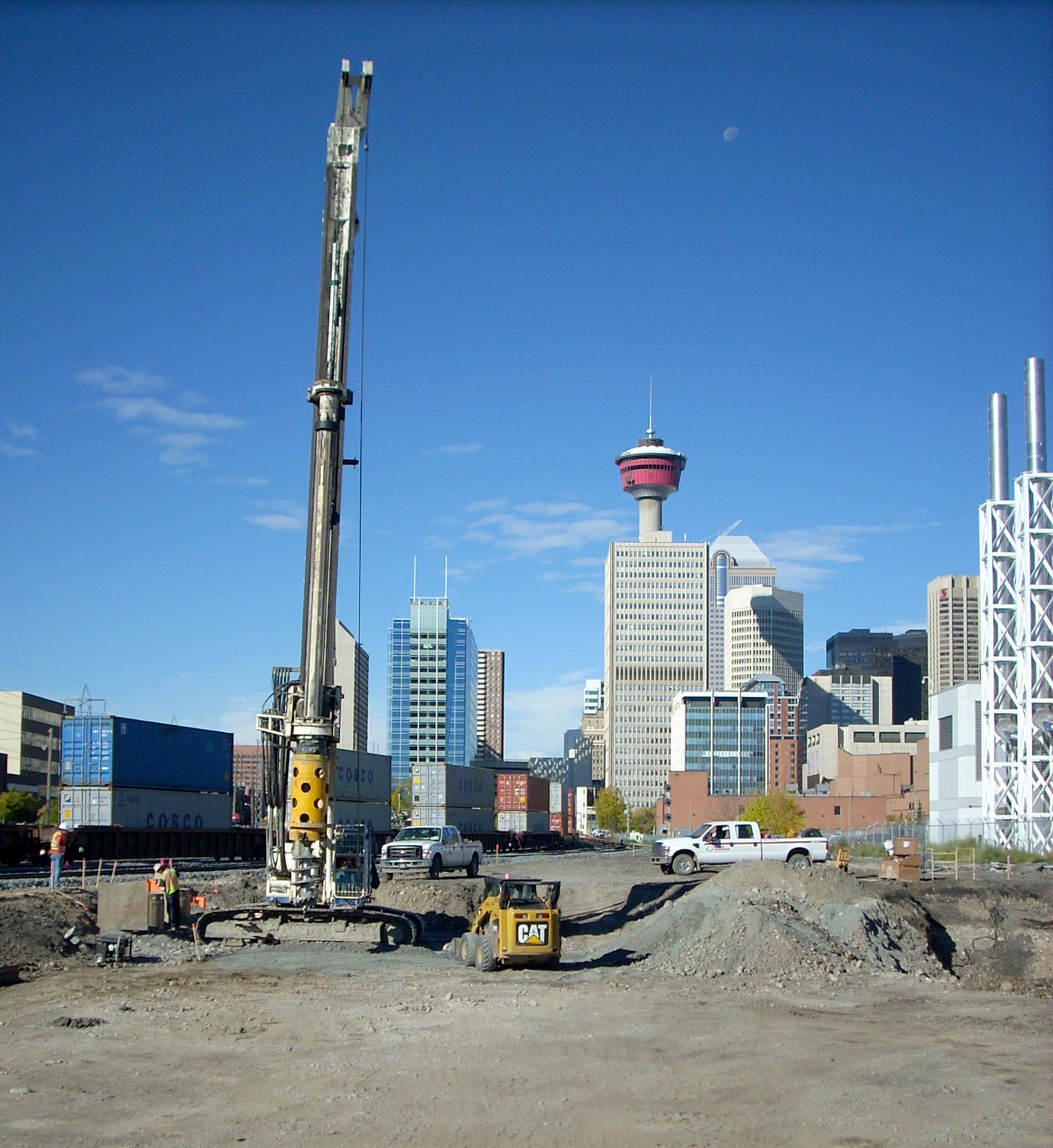 4th Street underpass secant shoring system