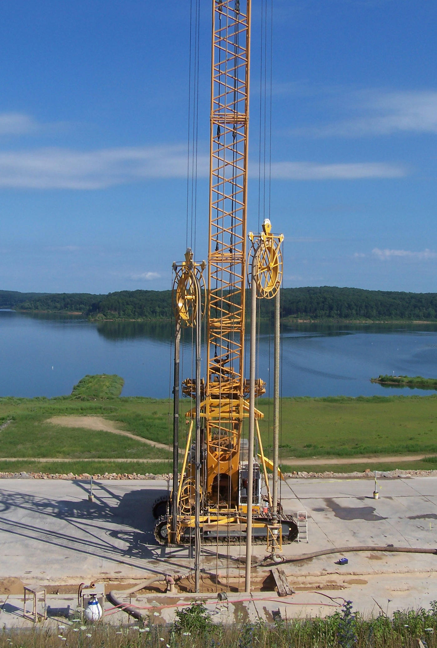 Clearwater Lake Dam slurry wall