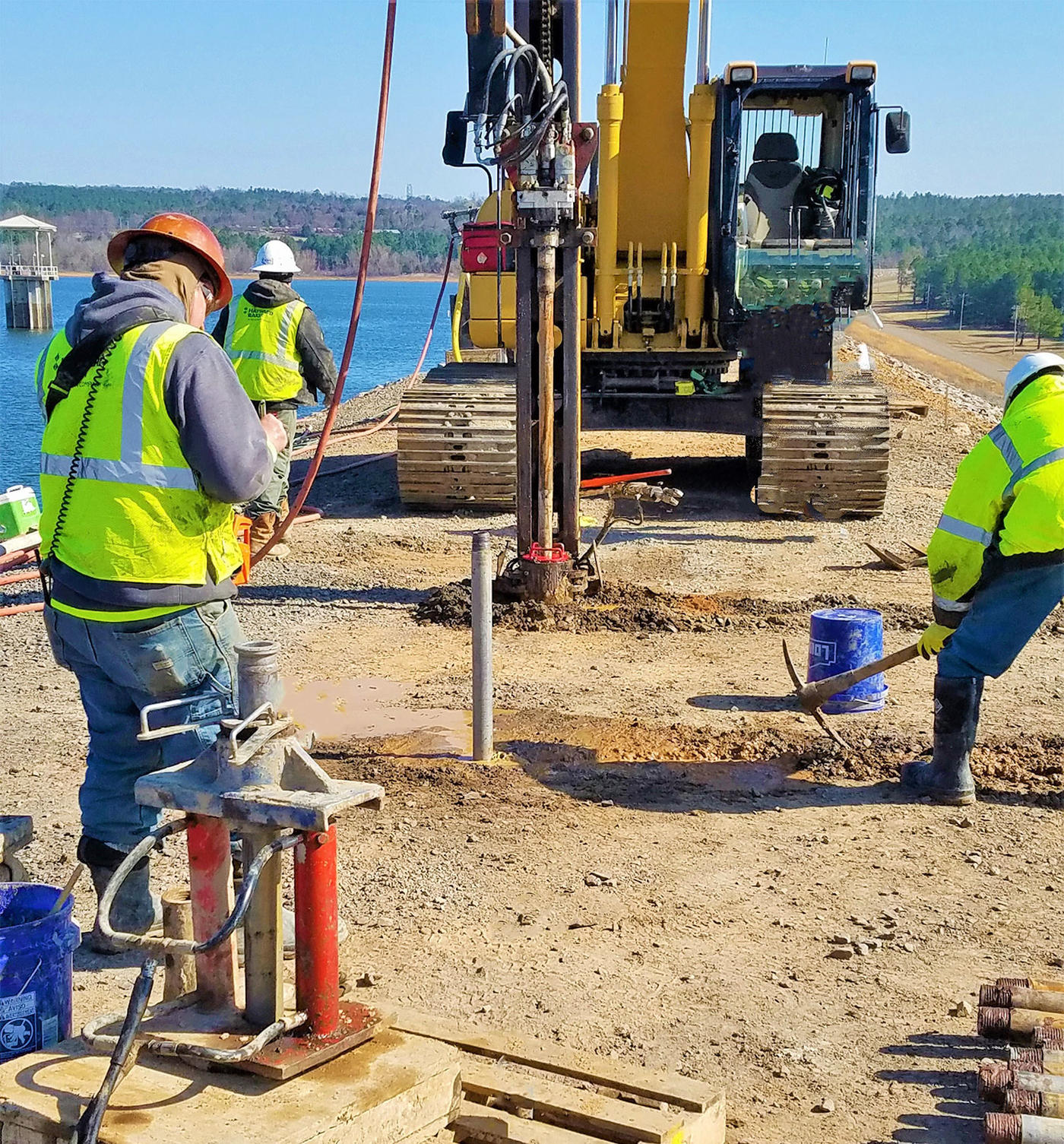 Huckleberry Creek grouting