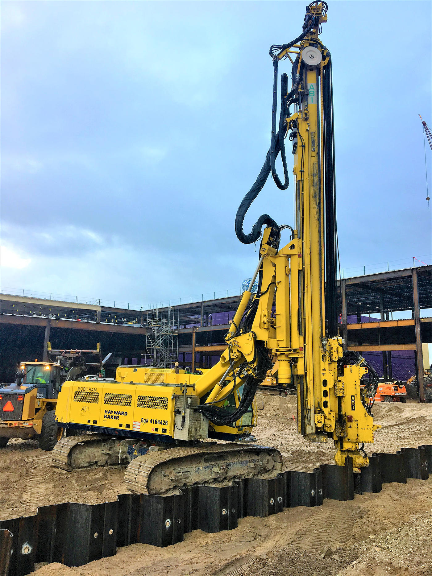 Hard Rock Casino sheet piles