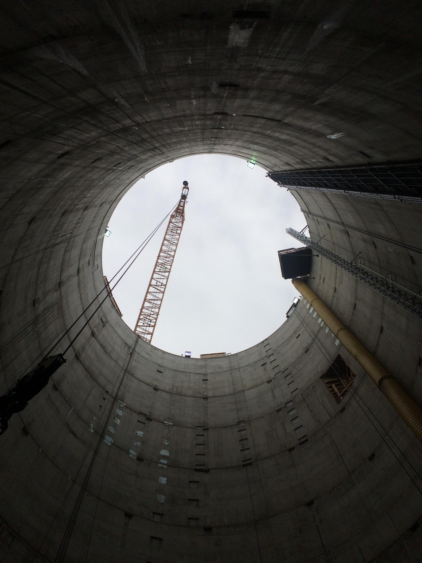 Interior shaft view