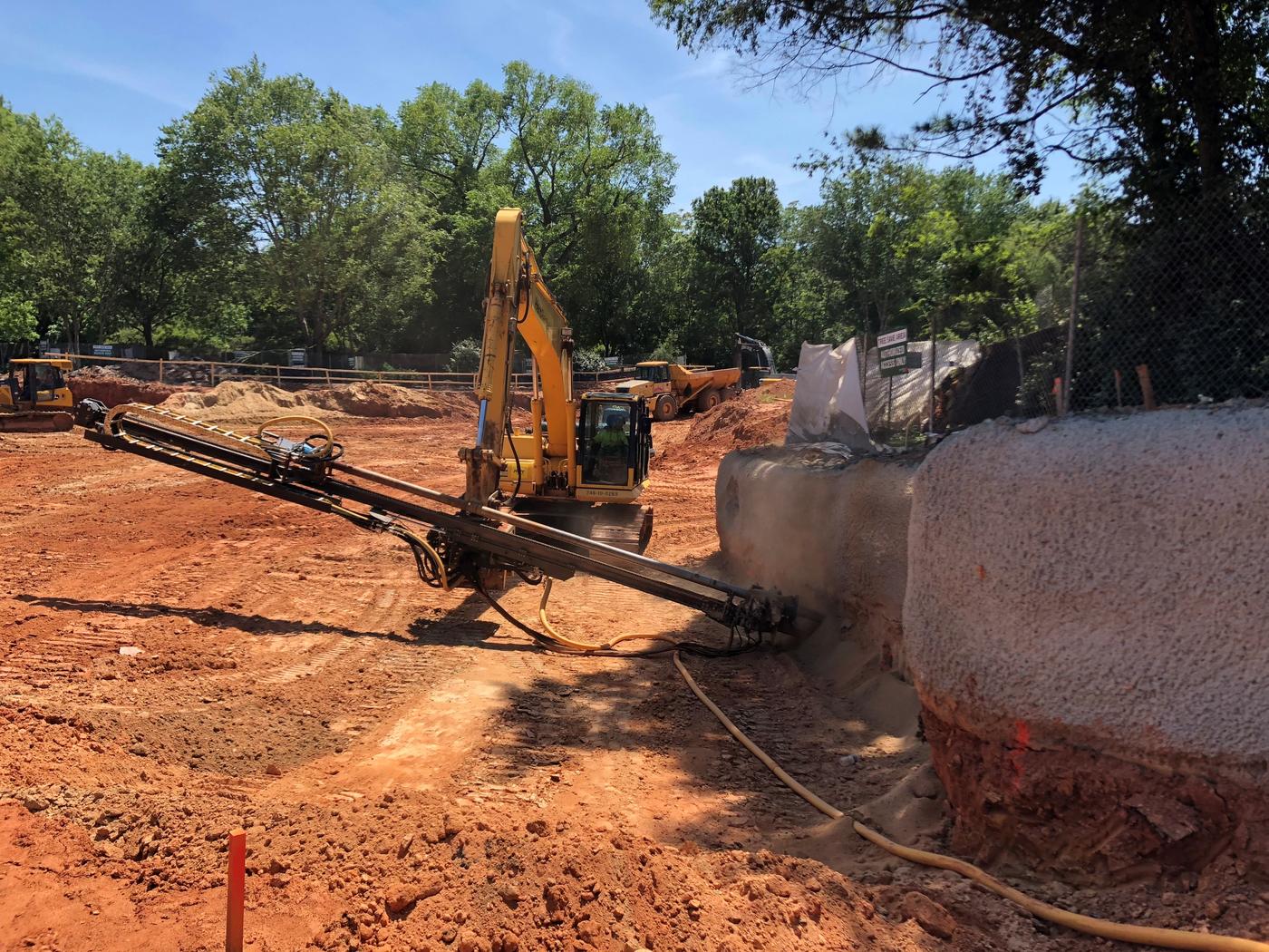 soil nail installation