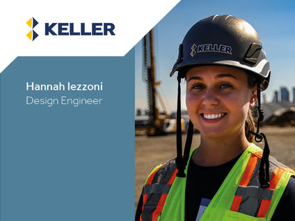 Hannah Iezzoni on a job site