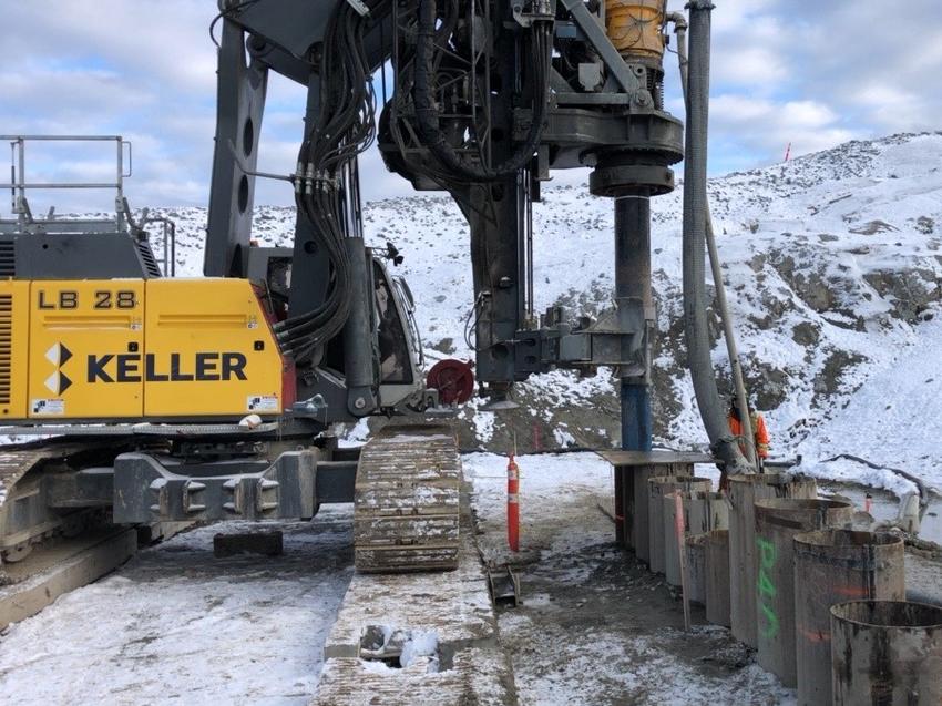 Installing o-piles